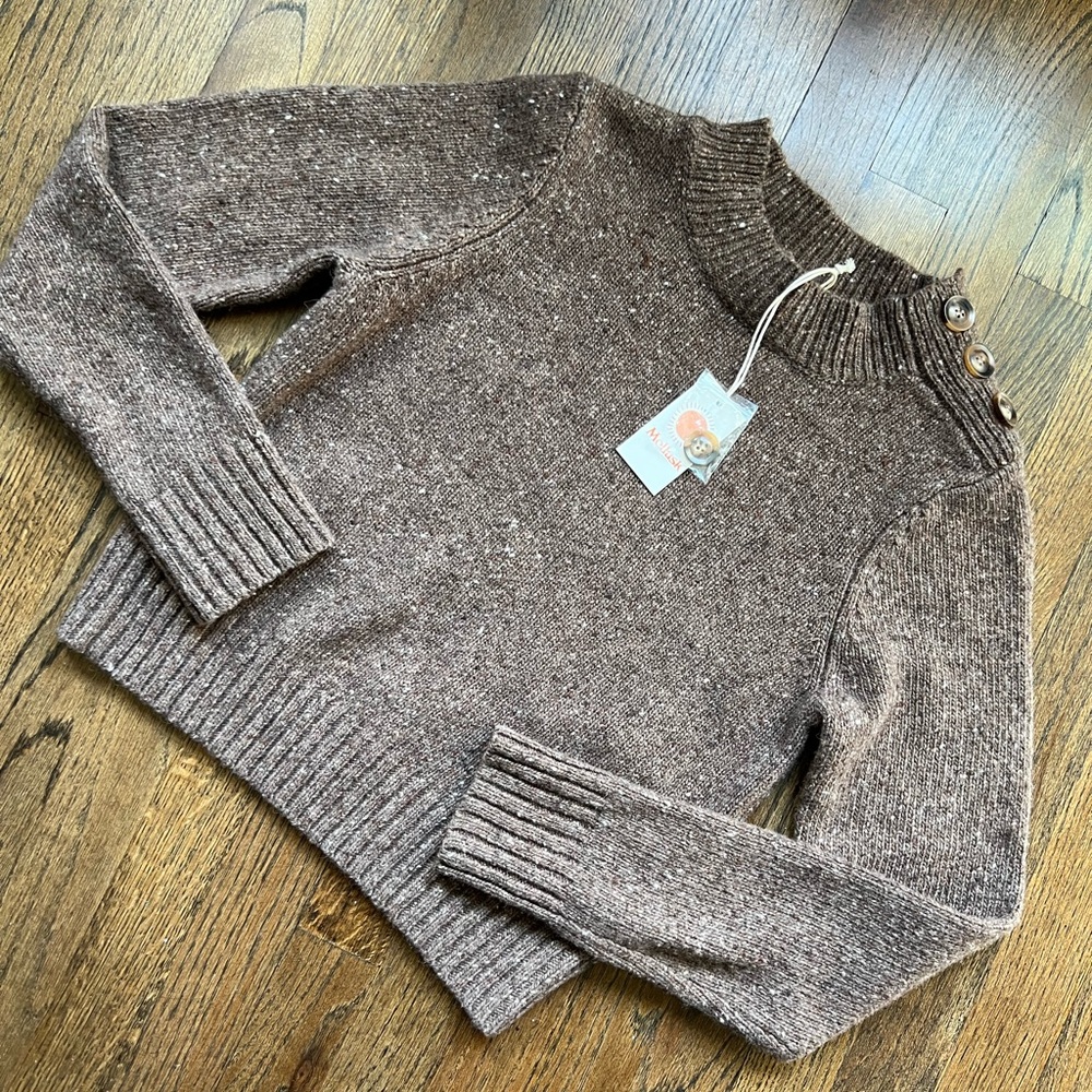 Mollusk California Jessie Sweater in XS “Pine Log”
